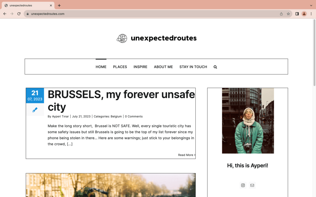 unexpected routes portfolio