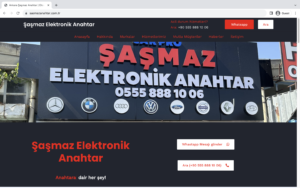 Şaşmaz Elektronik Anahtar Ankara